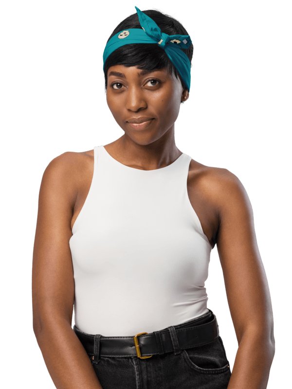 Skully Bandana (blue-green) product image (9)