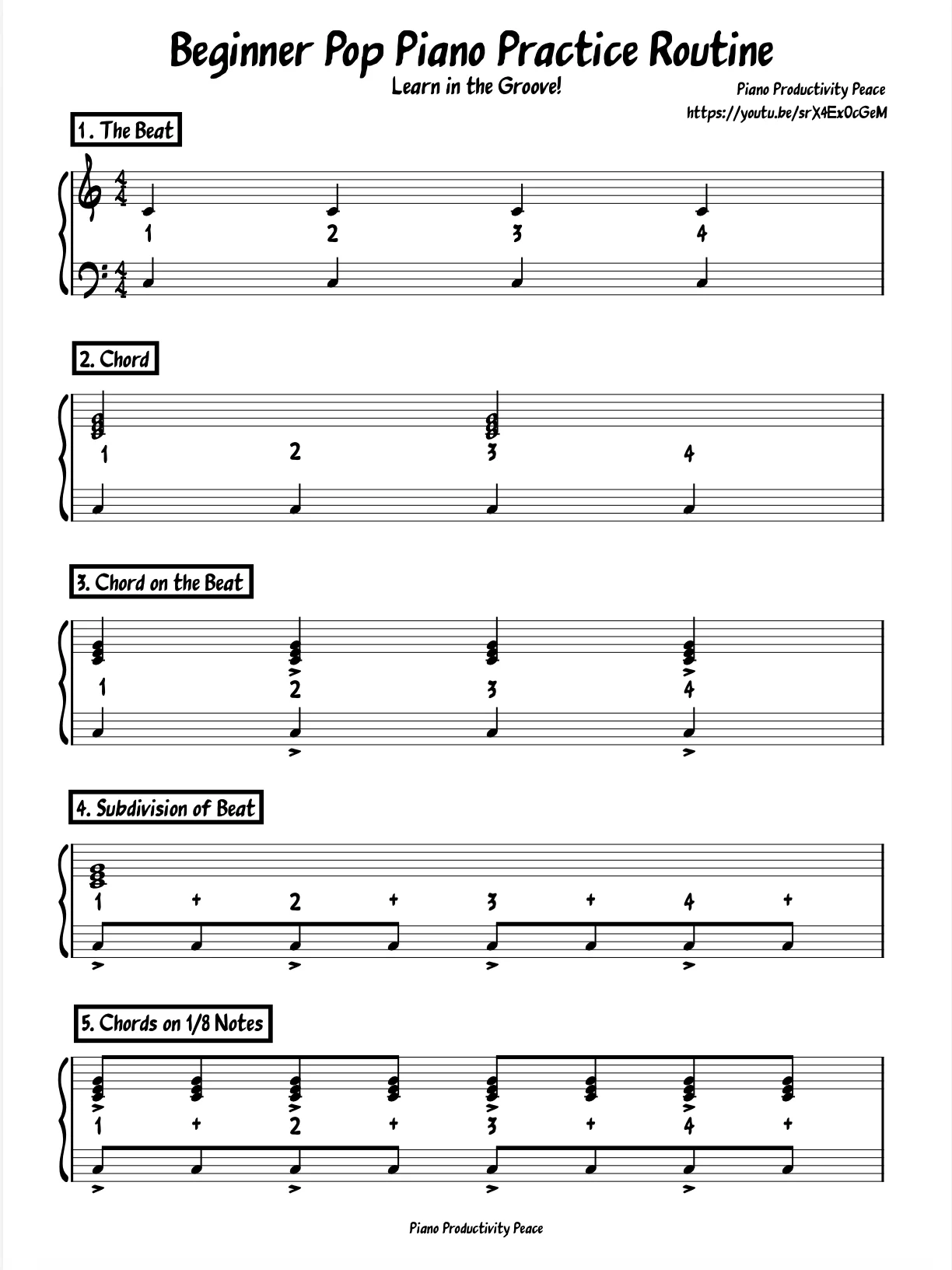 Pop Ballad Piano Tutorial product image (1)