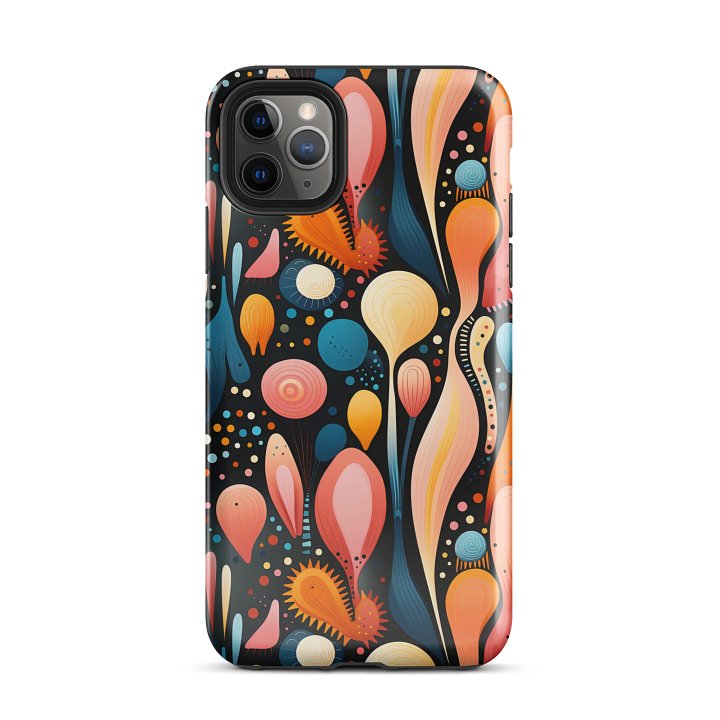 Cosmic Bloom Tough Magnetic MagSafe® iPhone® 11, 12, 13, 14, 15, 16, 17, Pro, Pro Max, Plus Cases. product image (2)