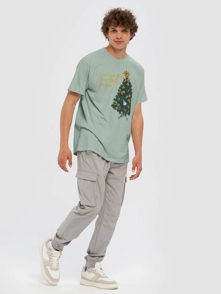 Put Your Balls On Me Unisex Garment Dyed Heavy Weight T-Shirt product image (3)