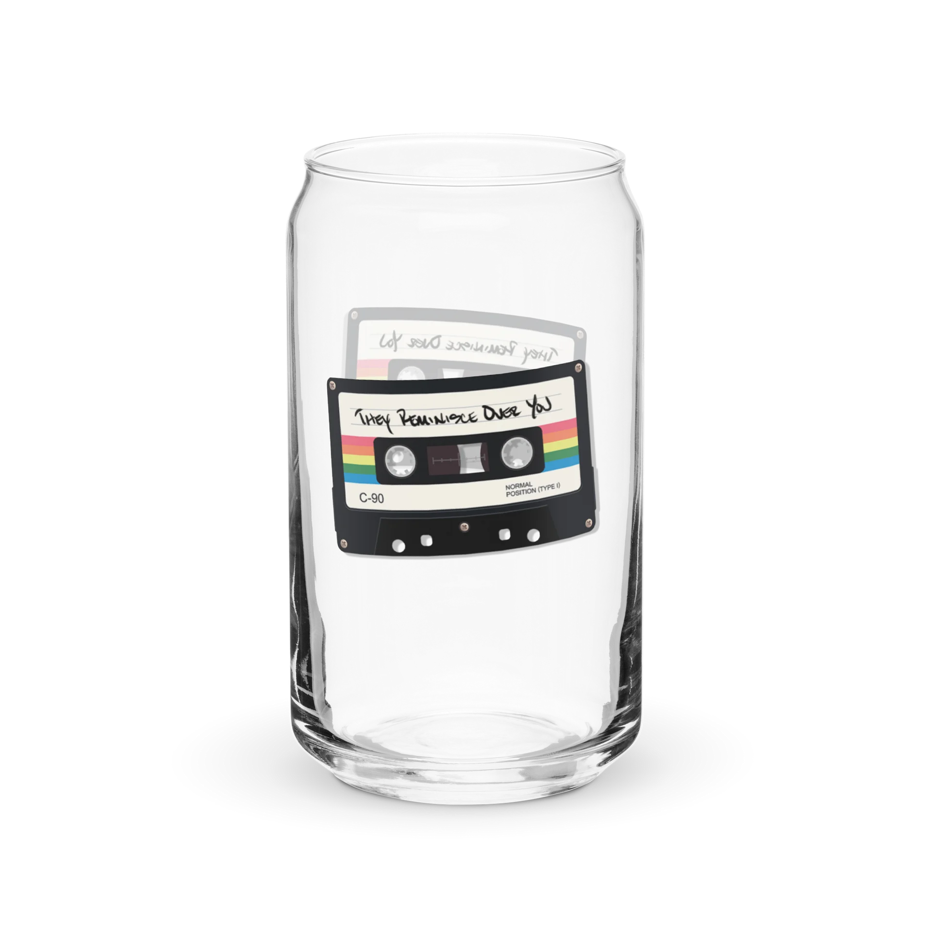 They Reminisce Over You Can-Shaped Glass (optional Lid and Straw) product image (1)