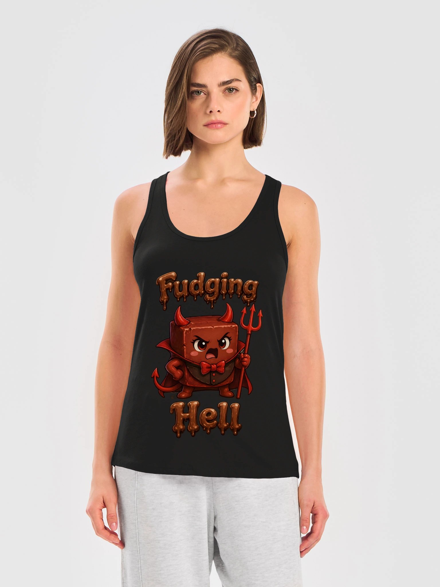 Fudging Hell Racerback Tank product image (18)