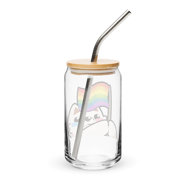 Rainbow Pride Glass Cup product image (2)