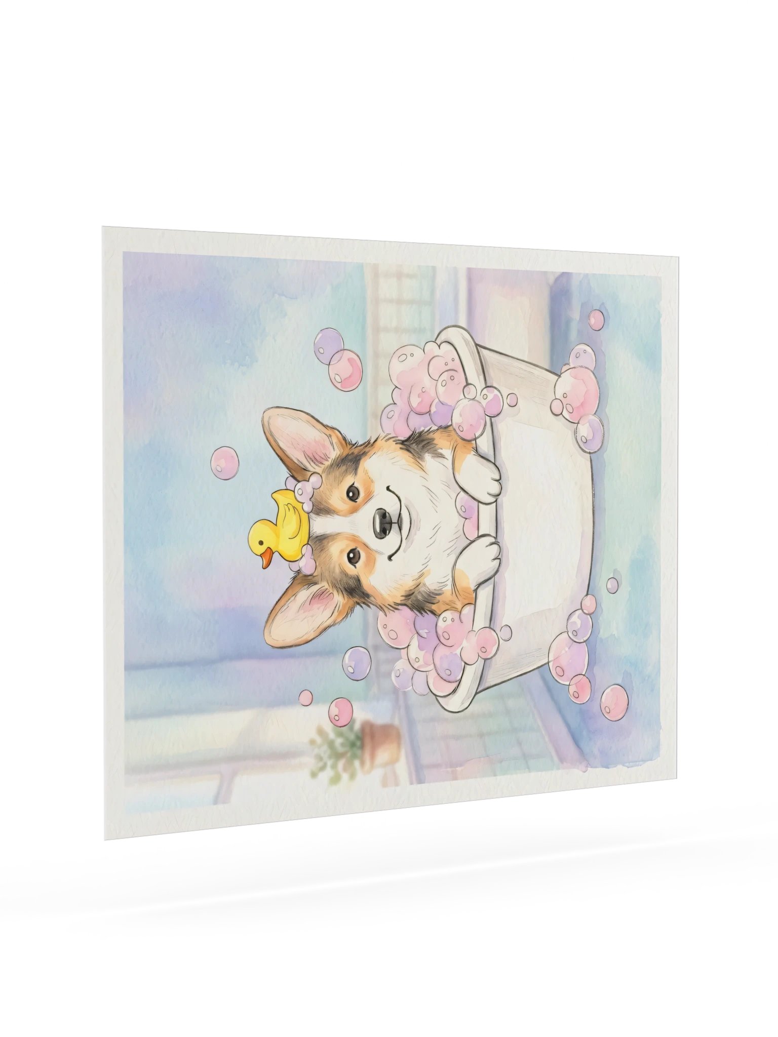 Bubble Bath Corgi Poster product image (21)