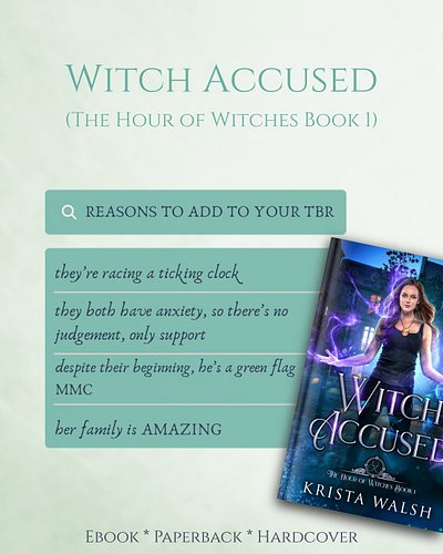 There are all kinds of great reasons to read The Hour of Witches series, but here are a few more! 

The Hour of Witches is an...