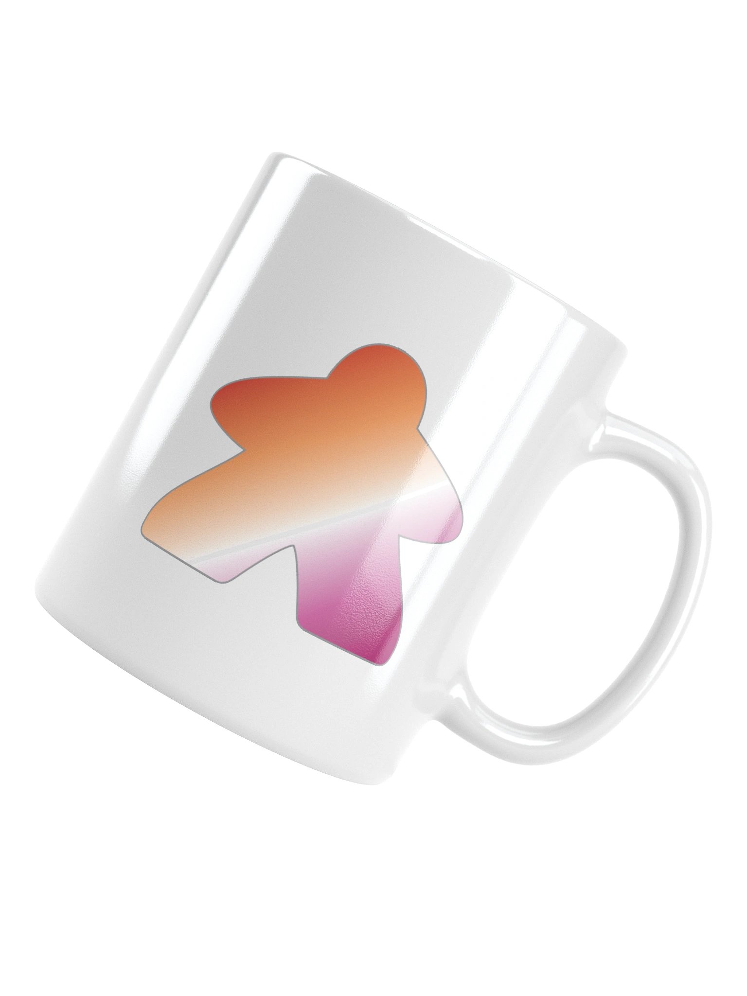 Lesbian Pride Gradient Meeple Mug product image (4)