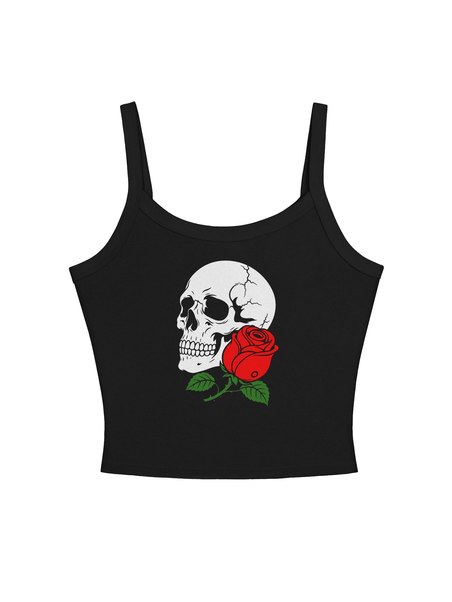 Skull & Rose Tank Top product image (1)