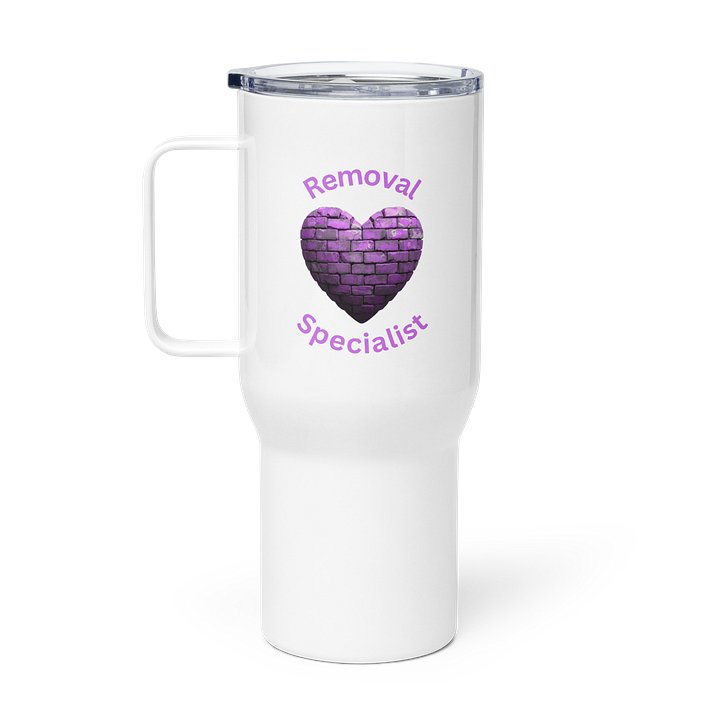 Heart Wall Removal Specialist 25 oz or 40oz Tumbler-Lavender Purple Brick product image (1)