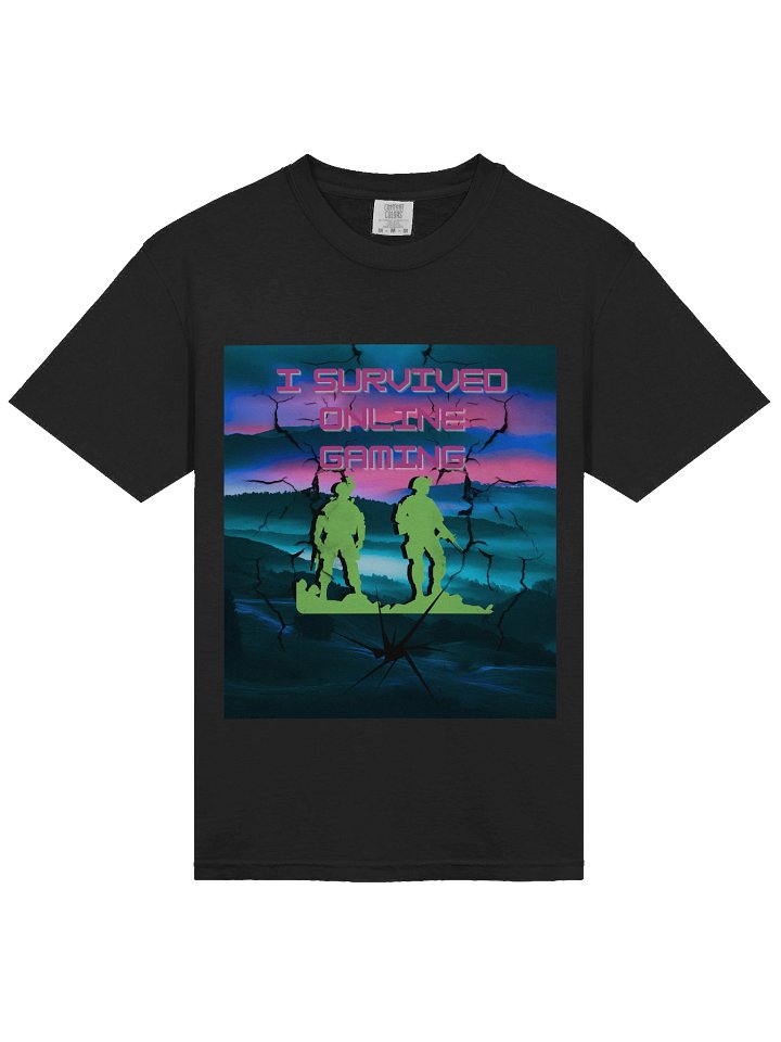 "I Survived Online Gaming" T-shirt product image (1)