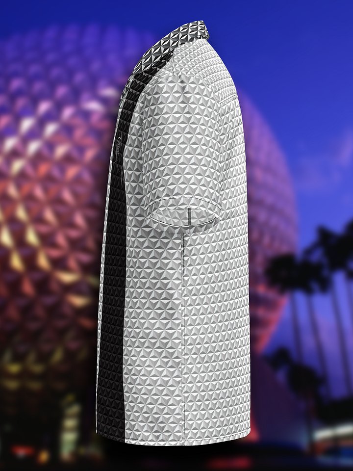 Geodesic Monochrome Atomic Retro Shirt product image (2)