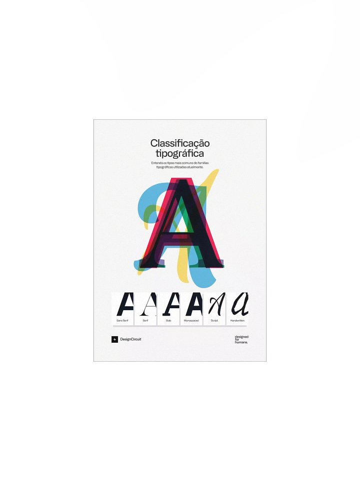 Famílias Tipográficas — Print Guide product image (1)