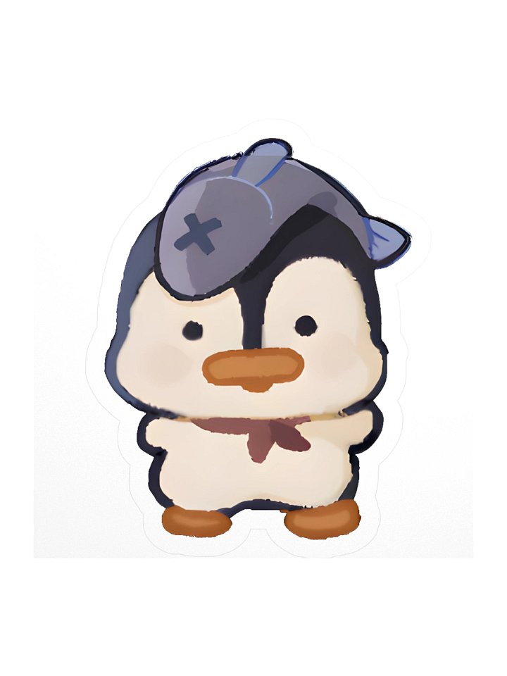 Big Snack Penguin Sticker product image (1)