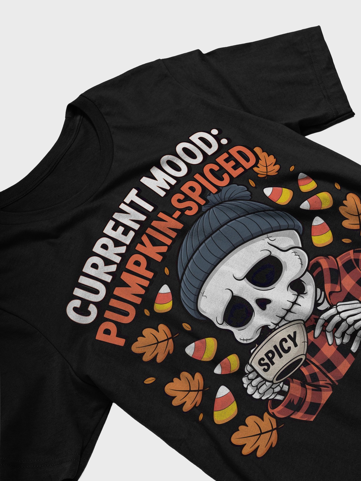 Pumpkin-Spiced Skeleton Tee product image (22)