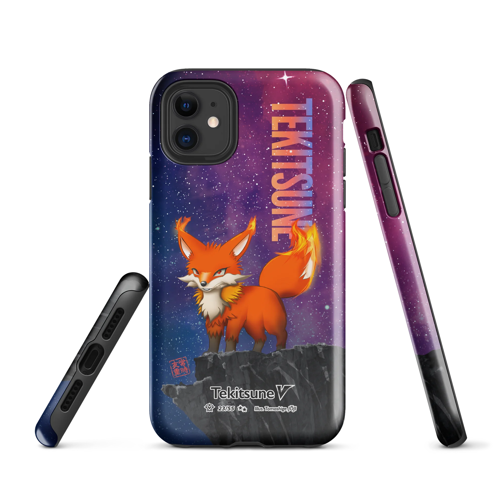Tekitsune V iPhone Tough Case product image (1)