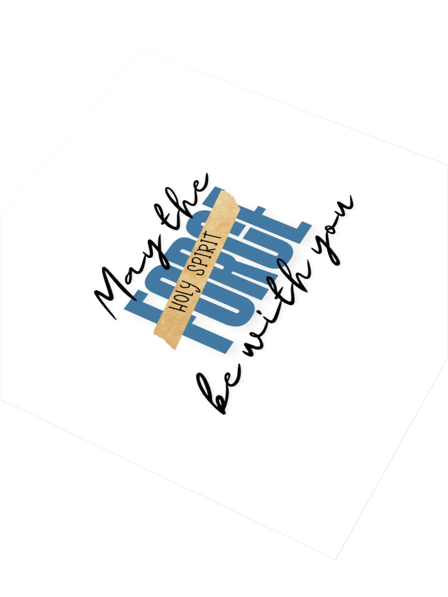 May the Force be with You: Square Sticker product image (3)