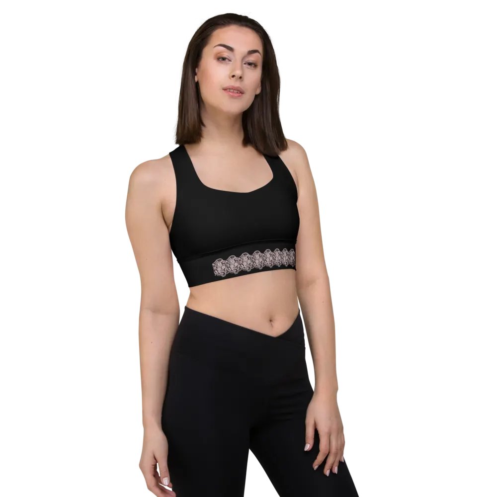 Lace Pink Premium Sportswear Longline Sports product image (3)