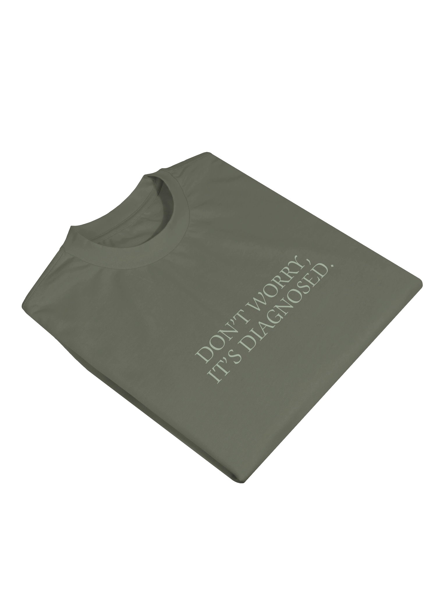 DW, IT'S DIAGNOSED (duotone green) heavyweight long-sleeve product image (3)