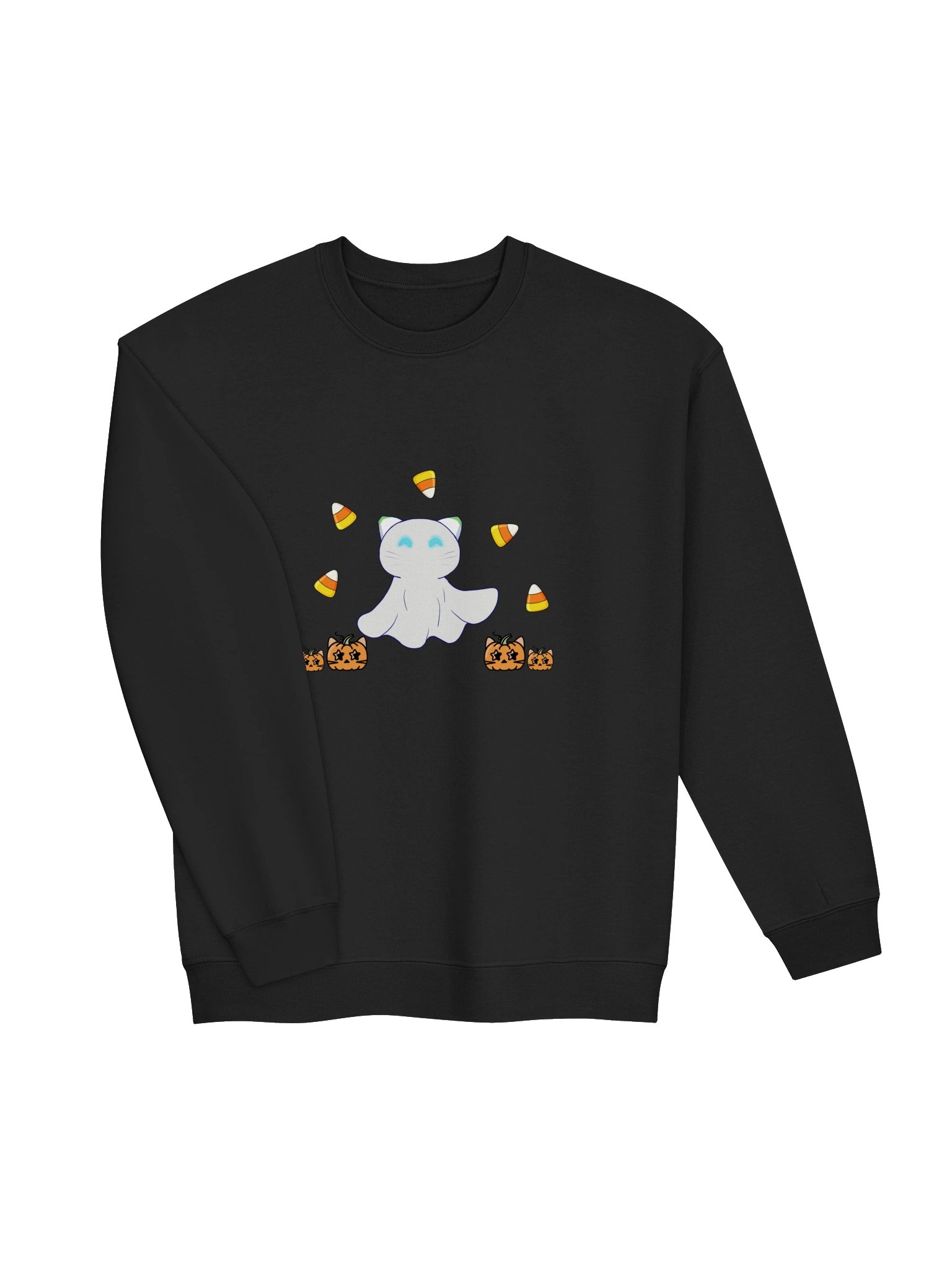 Ghost Catbot Pumpkin Patch Crewneck product image (15)