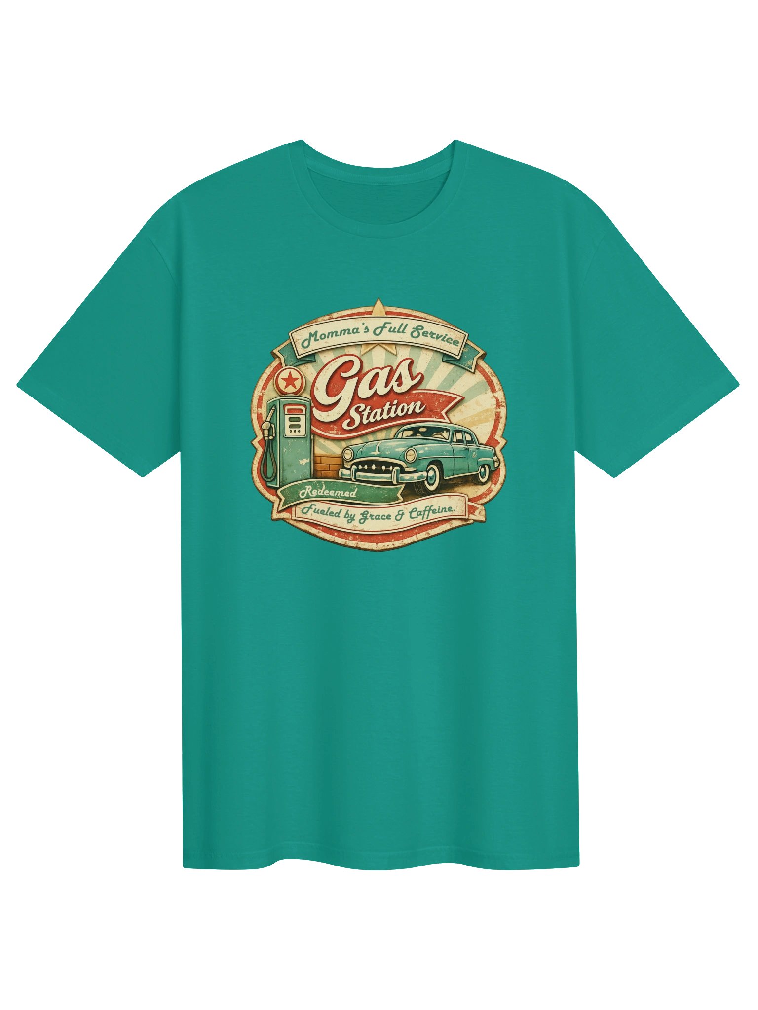 Momma’s Full Service Gas Station Retro Tee product image (1)