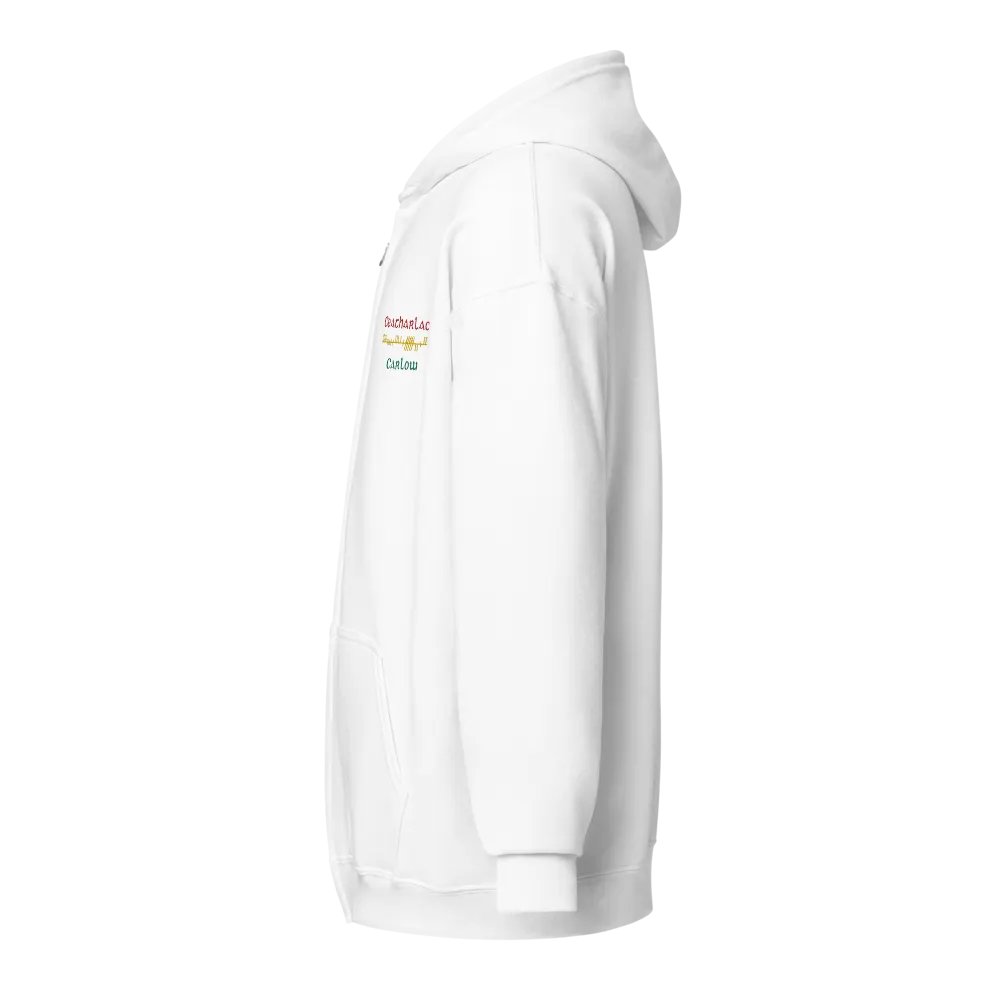 Carlow/Ceatharlach, Orthodox Style Ogham embroidered Zip Hoodie product image (3)