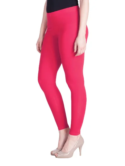 MAGUVA LARISA Ankle Length Legging – Light Weight & Stretchable – Pink product image (1)