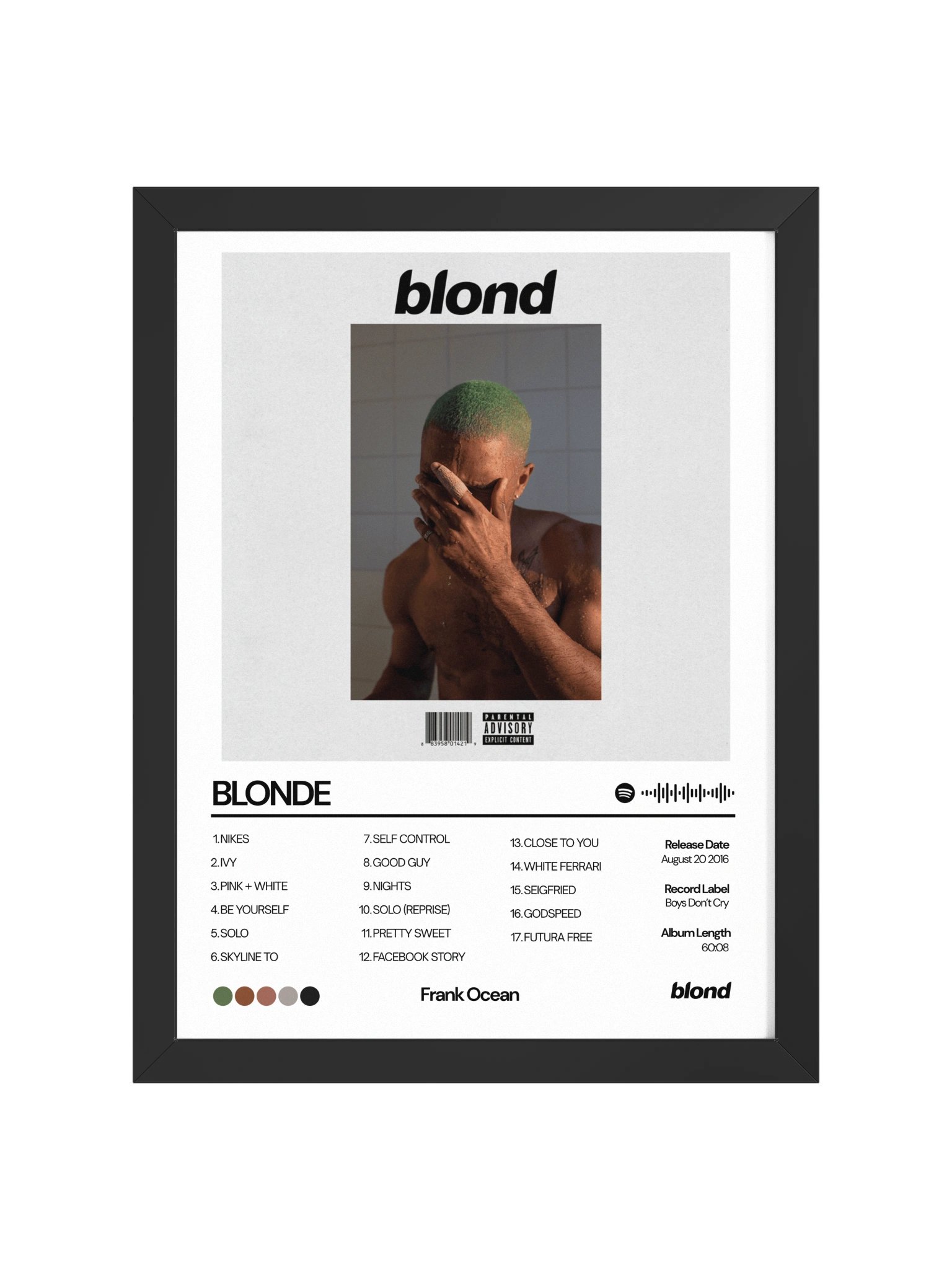 Frank Ocean Blond Framed Poster product image (3)