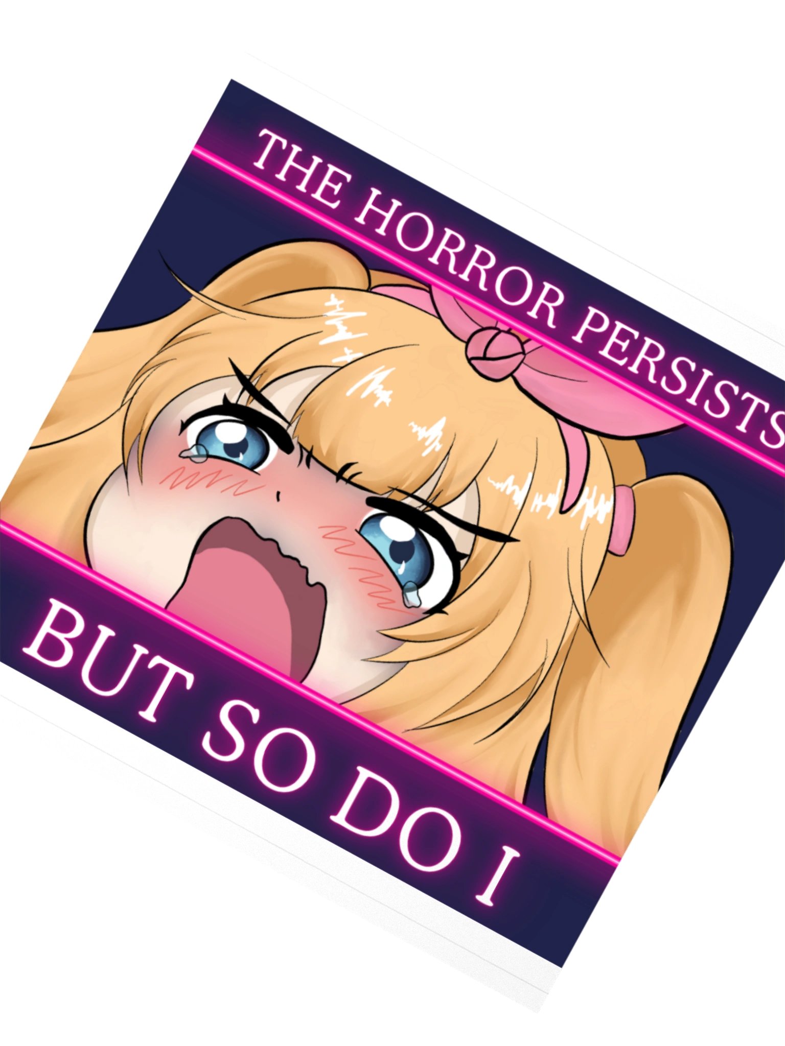 The Horror Persists Sticker product image (4)