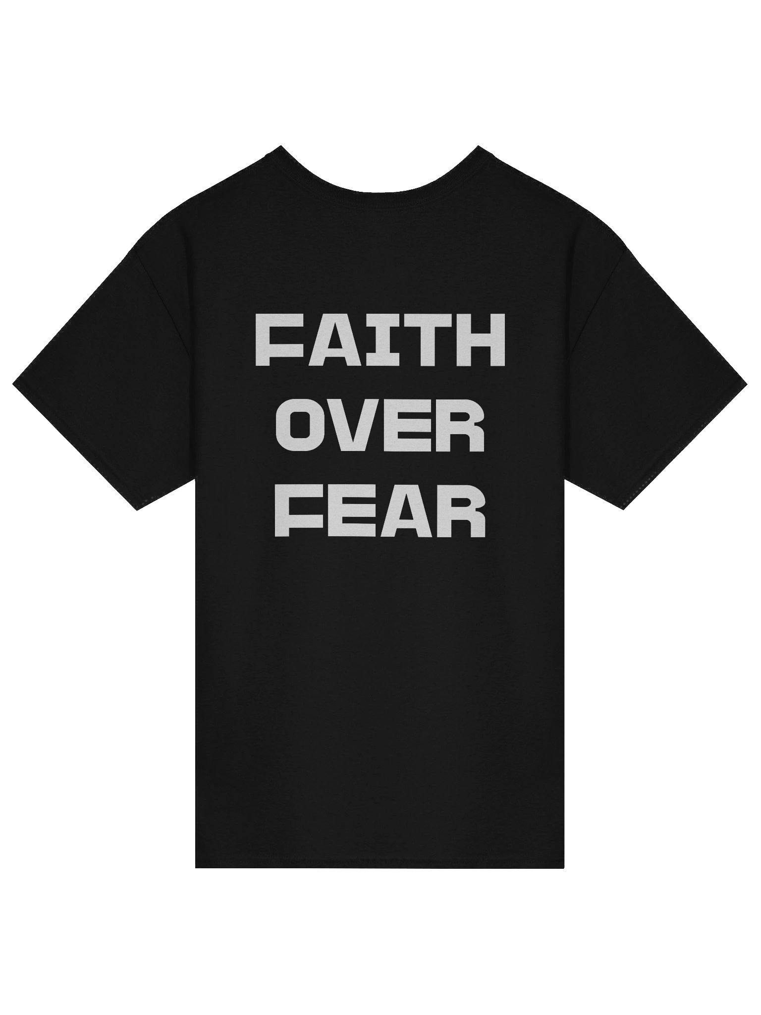 YHWH Heavyweight Tee - Bold Faith "Faith over Fear" product image (3)