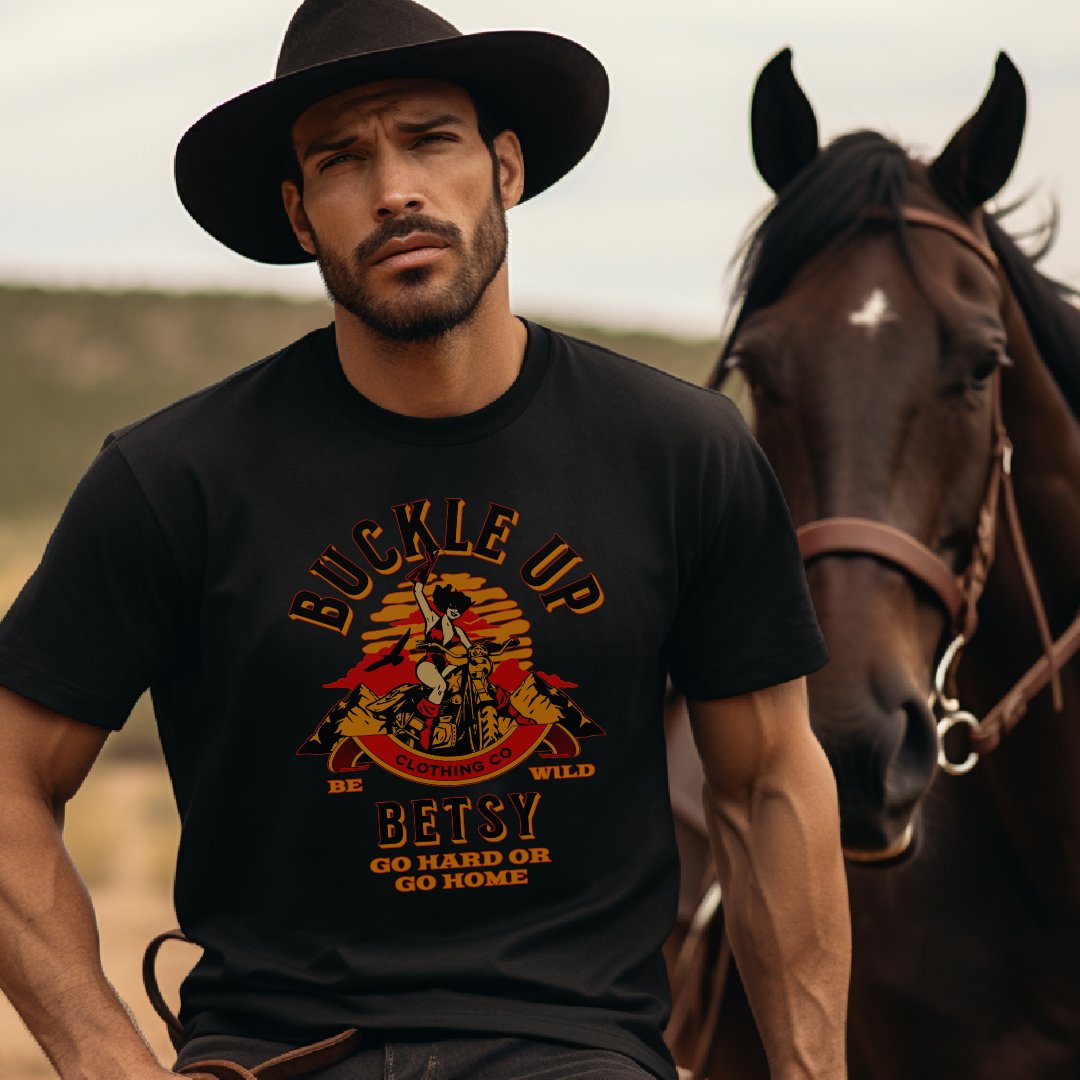 Vintage Go Hard or Go Home Motorcycle Tee product image (1)