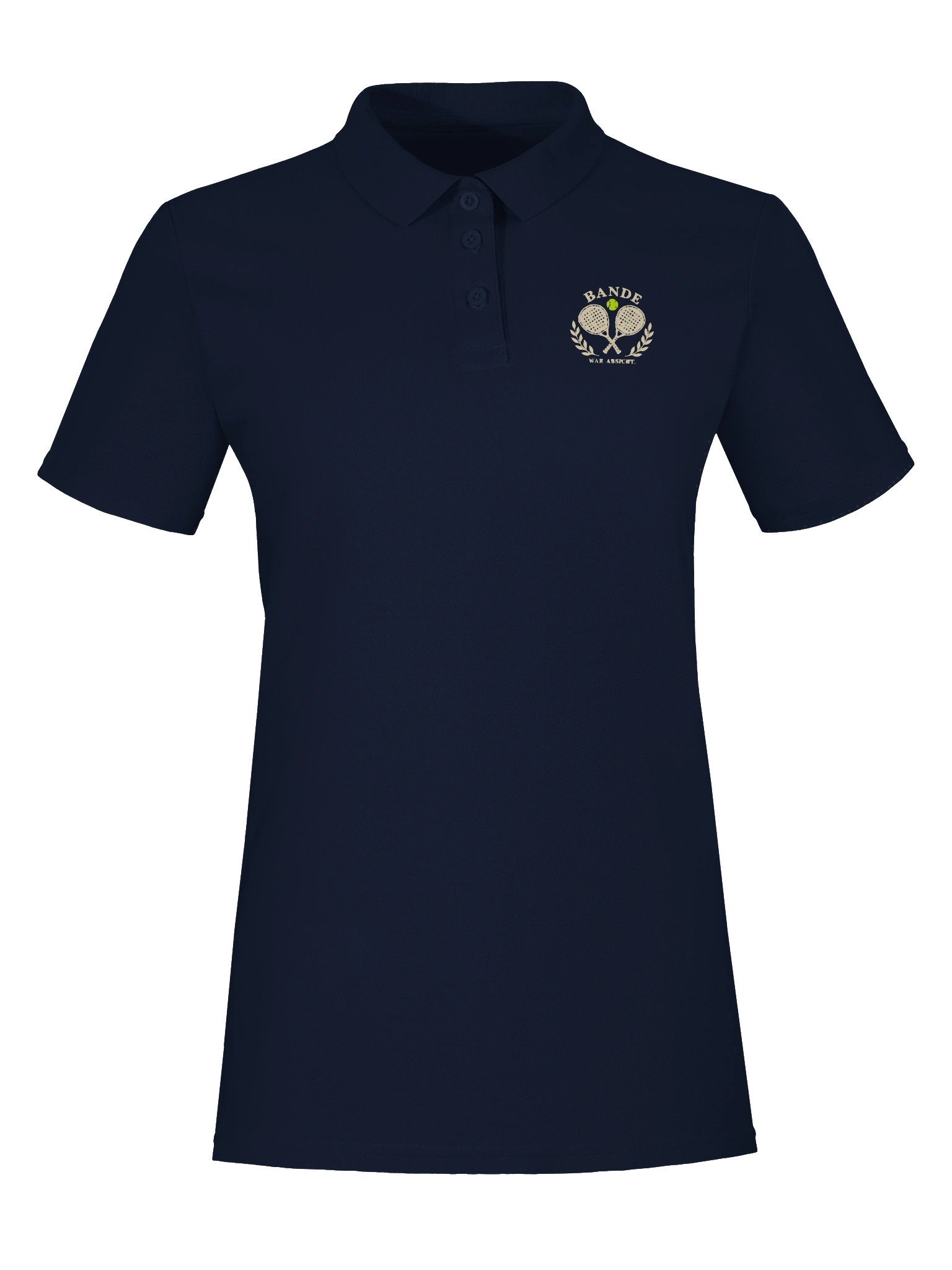 BANDE WAR ABSICHT. Damen Padel Poloshirt – Navy product image (7)