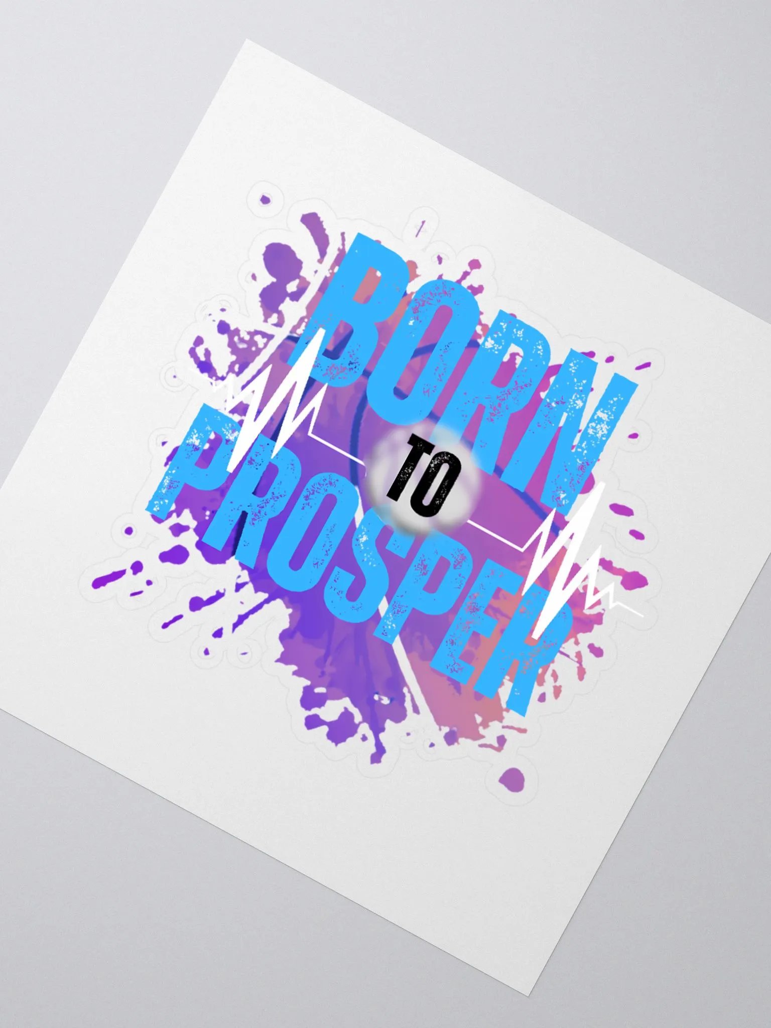 Born to Prosper - Kiss Cut Stickers product image (2)