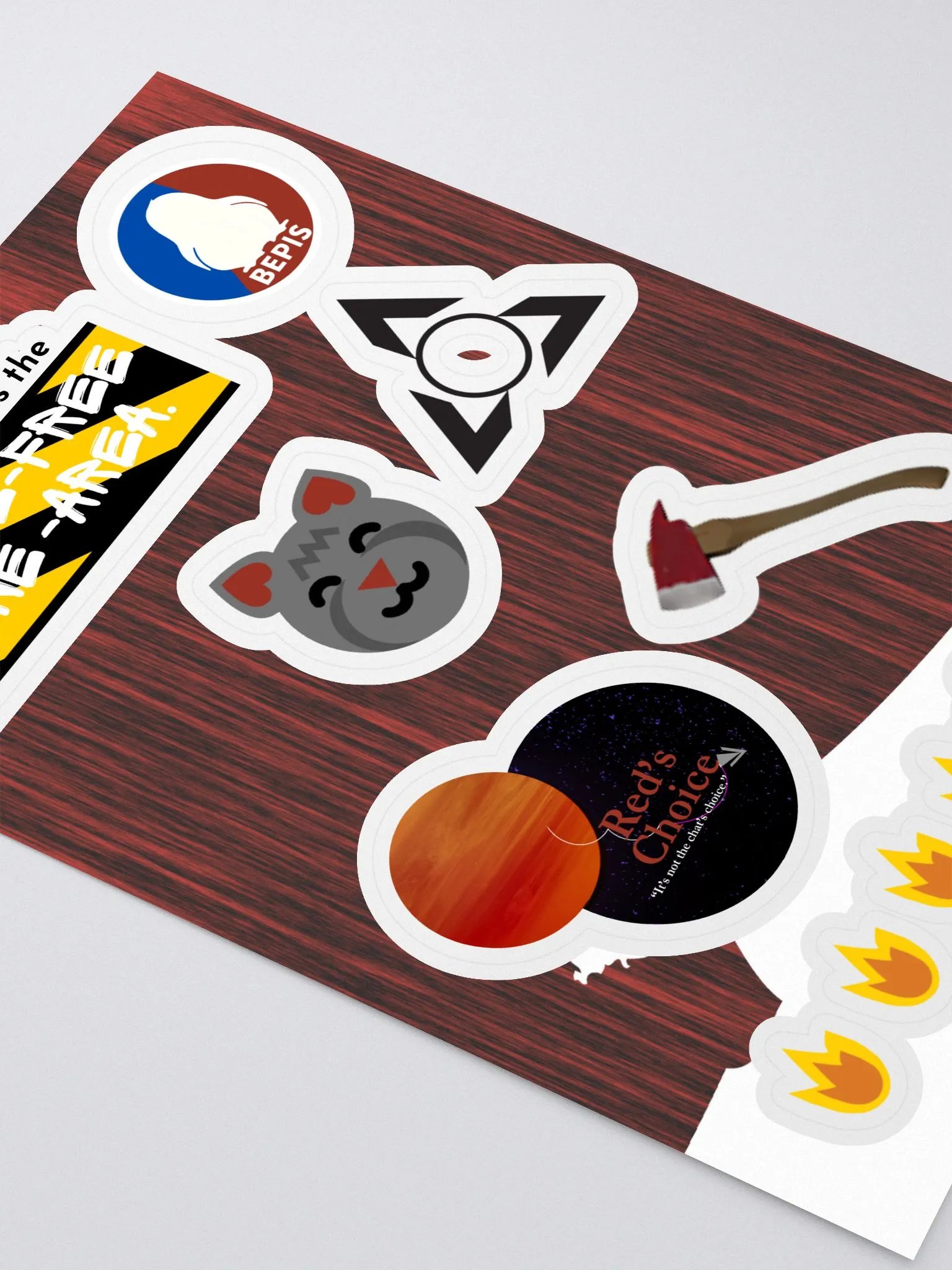 Stickers | Kiss Cut Sticker Sheet with Custom Background by Allcolor product image (2)