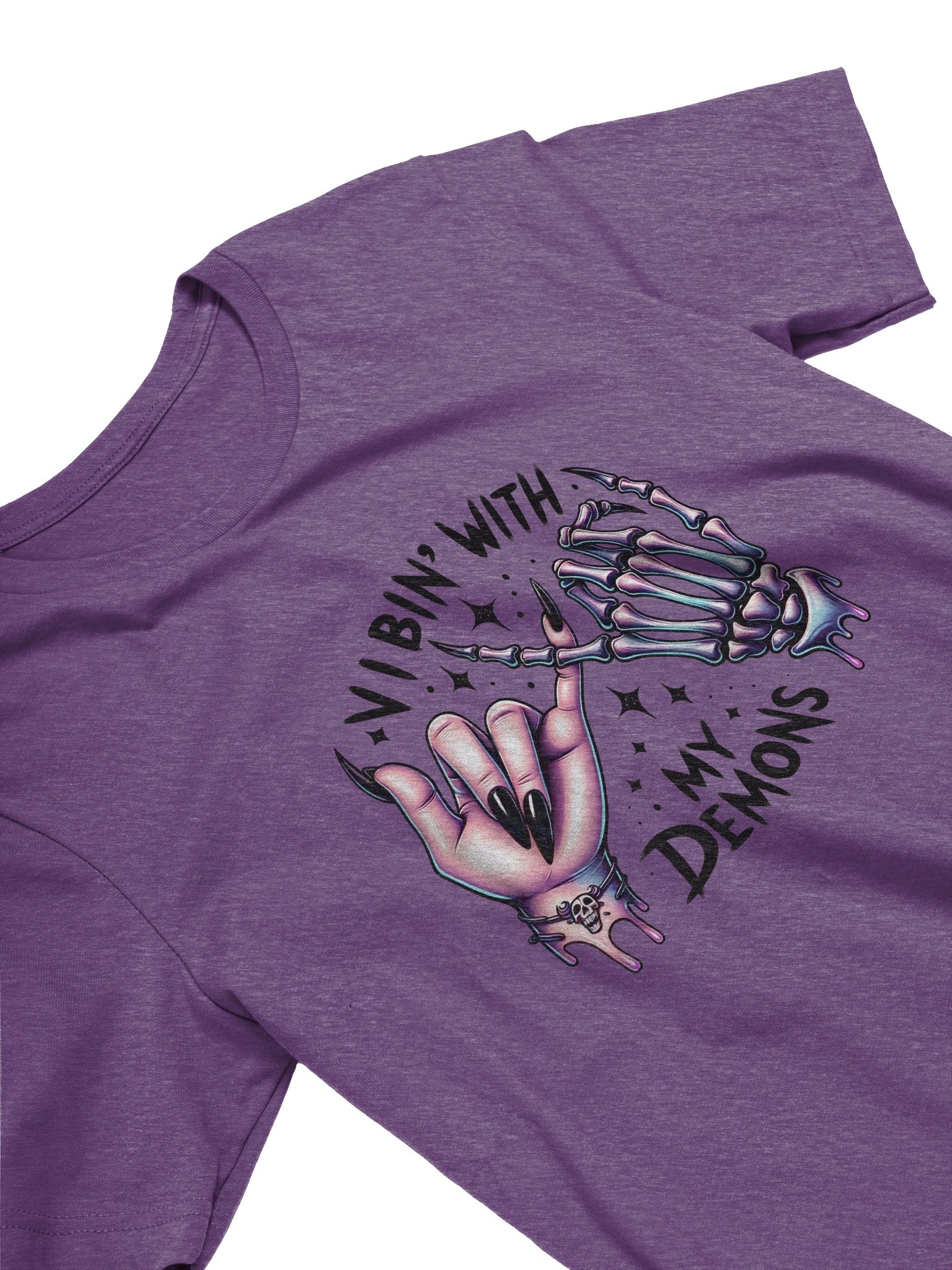 [BJ Designs] Vibin' With My Demons Unisex Graphic Tee product image (3)