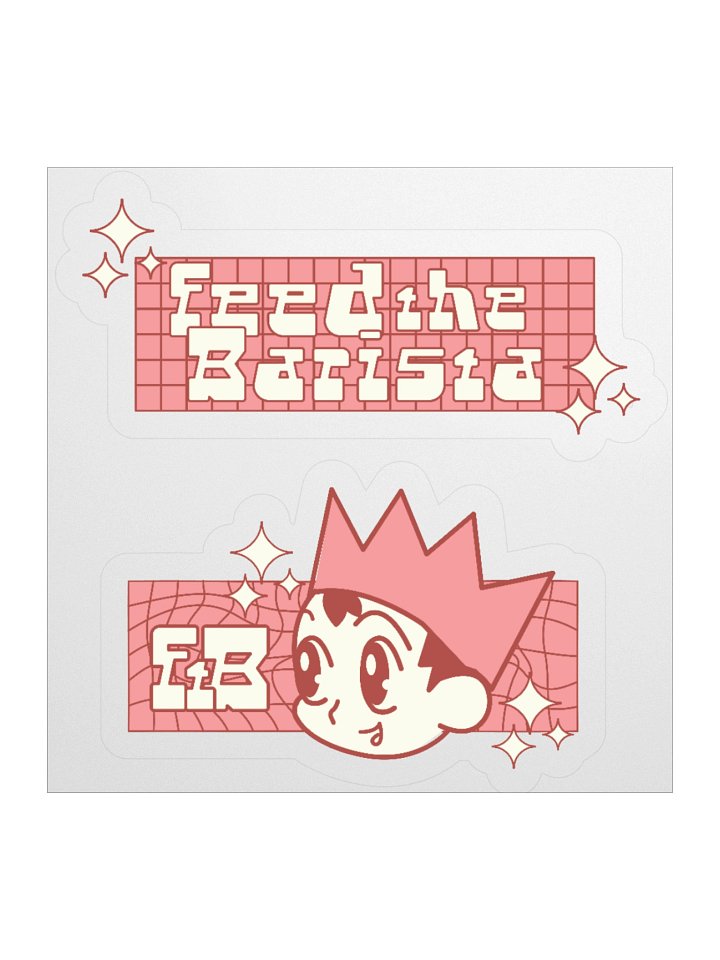 Feed the Barista sticker sheet 3 product image (2)