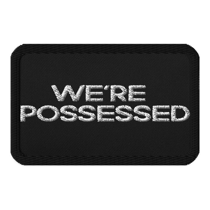 Noctortoise "We're Possessed" embroidered patch product image (1)