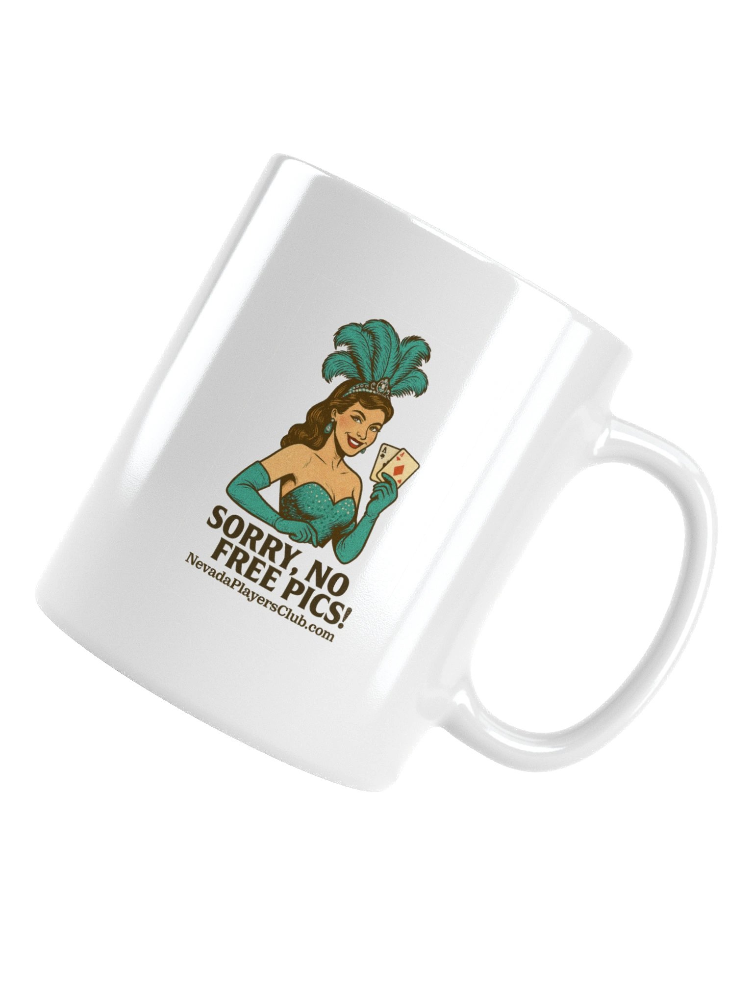 White Sorry No Pics Mug - Greensleeves Edition product image (14)