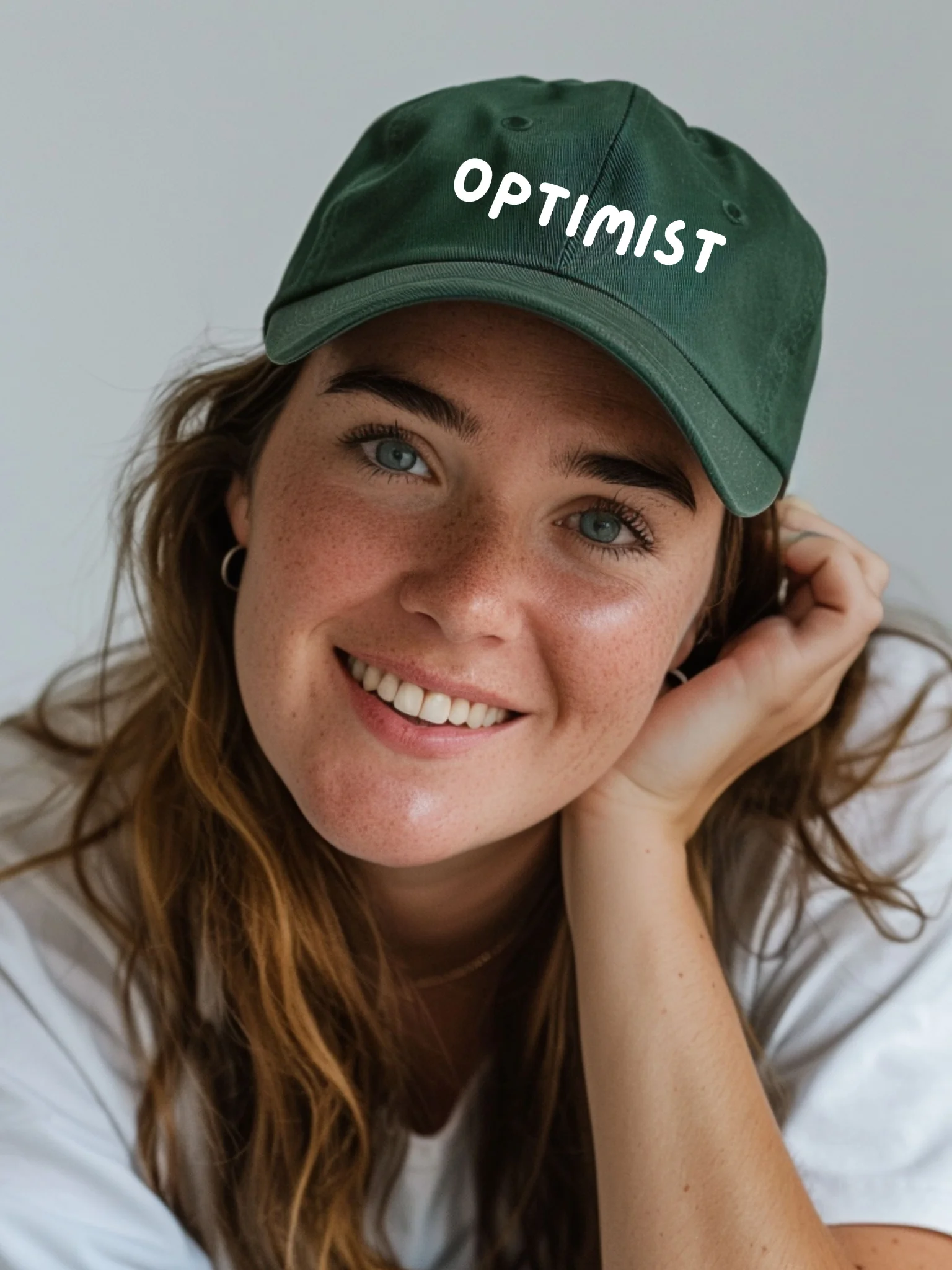 “OPTIMIST” My Vibe Baseball Hat #2 product image (1)