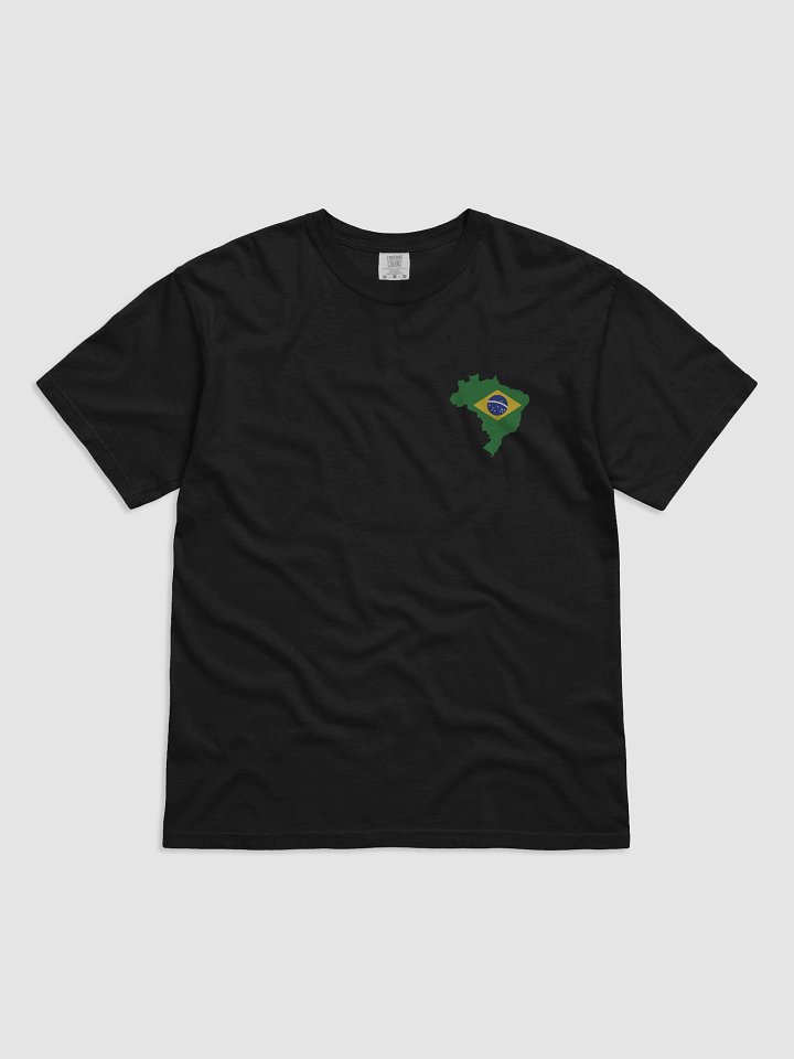 Brazil Flag and Map T-shirt product image (1)