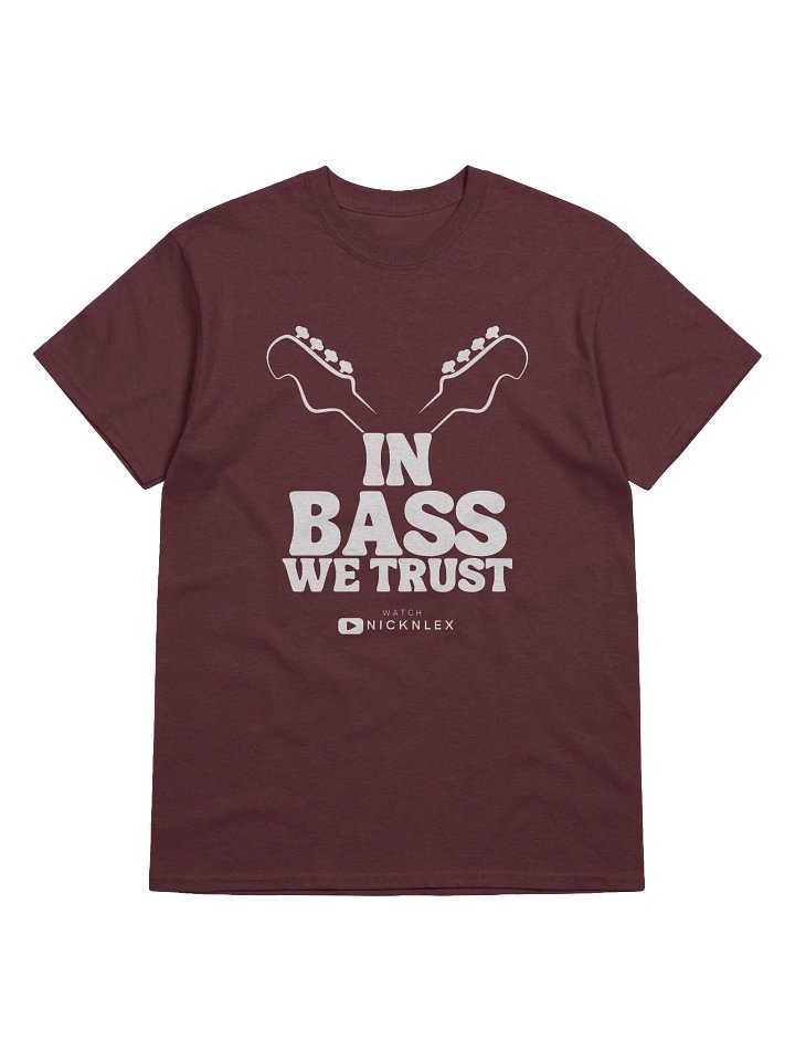 In Bass We Trust - Unisex Heavyweight Tee product image (5)