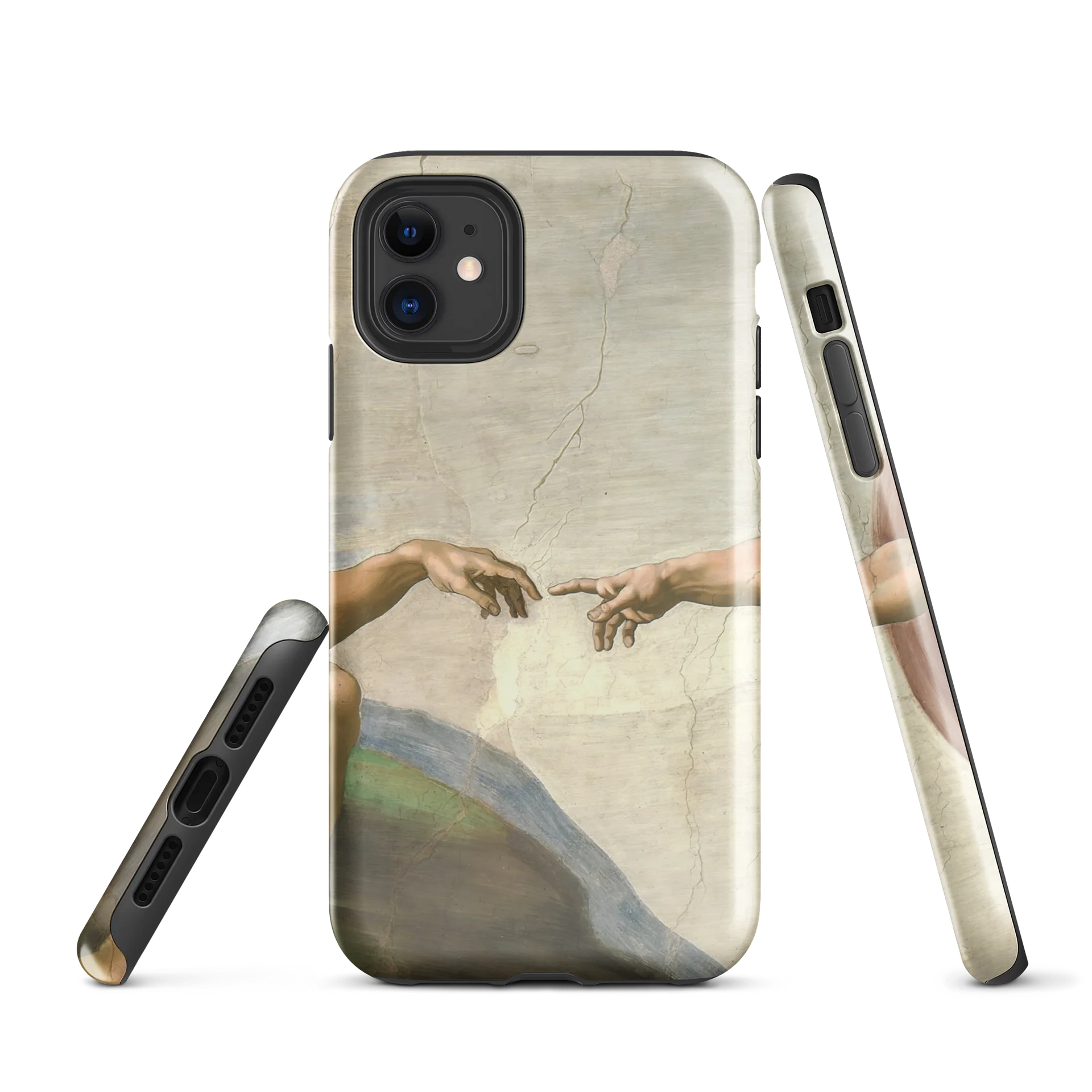Michelangelo – The Creation of Adam (Hands Detail) – iPhone® Tough Case product image (1)