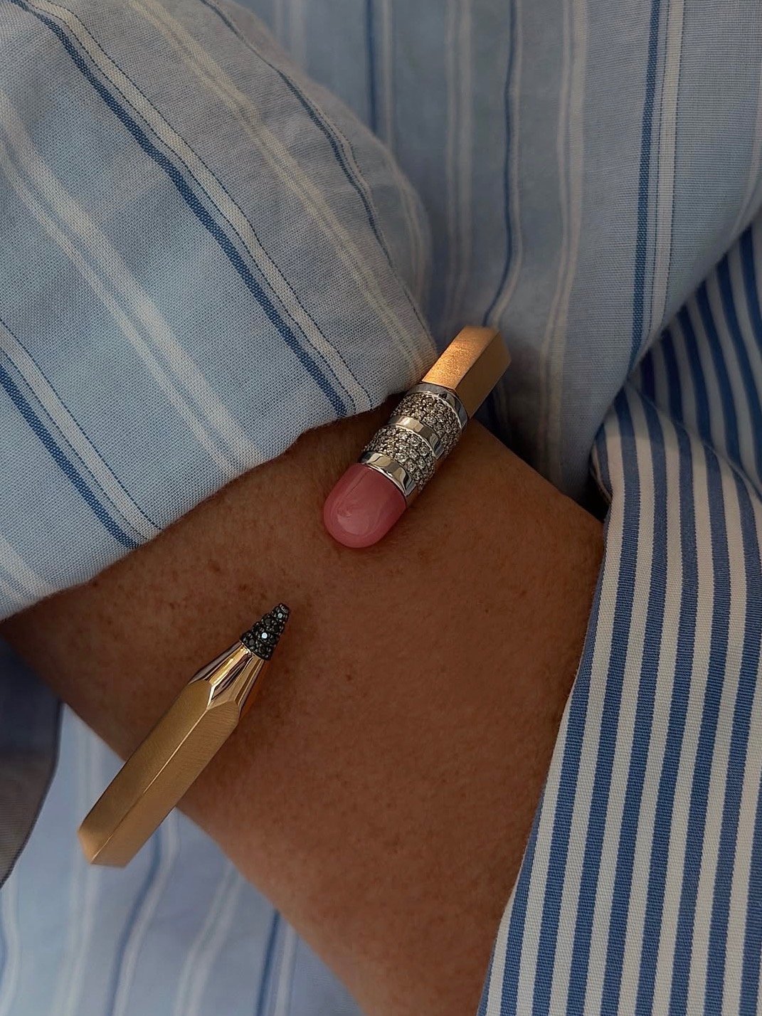 Pencil Bracelet in 18K Rose Gold product image (2)