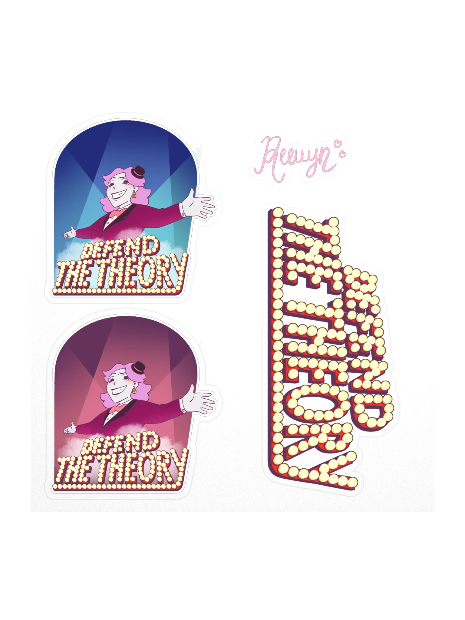 Theory Sticker Sheet product image (1)
