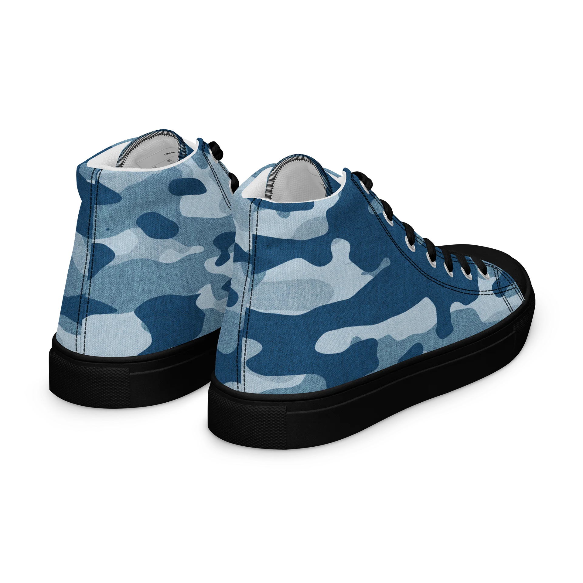 Blue Camo High Tops product image (7)