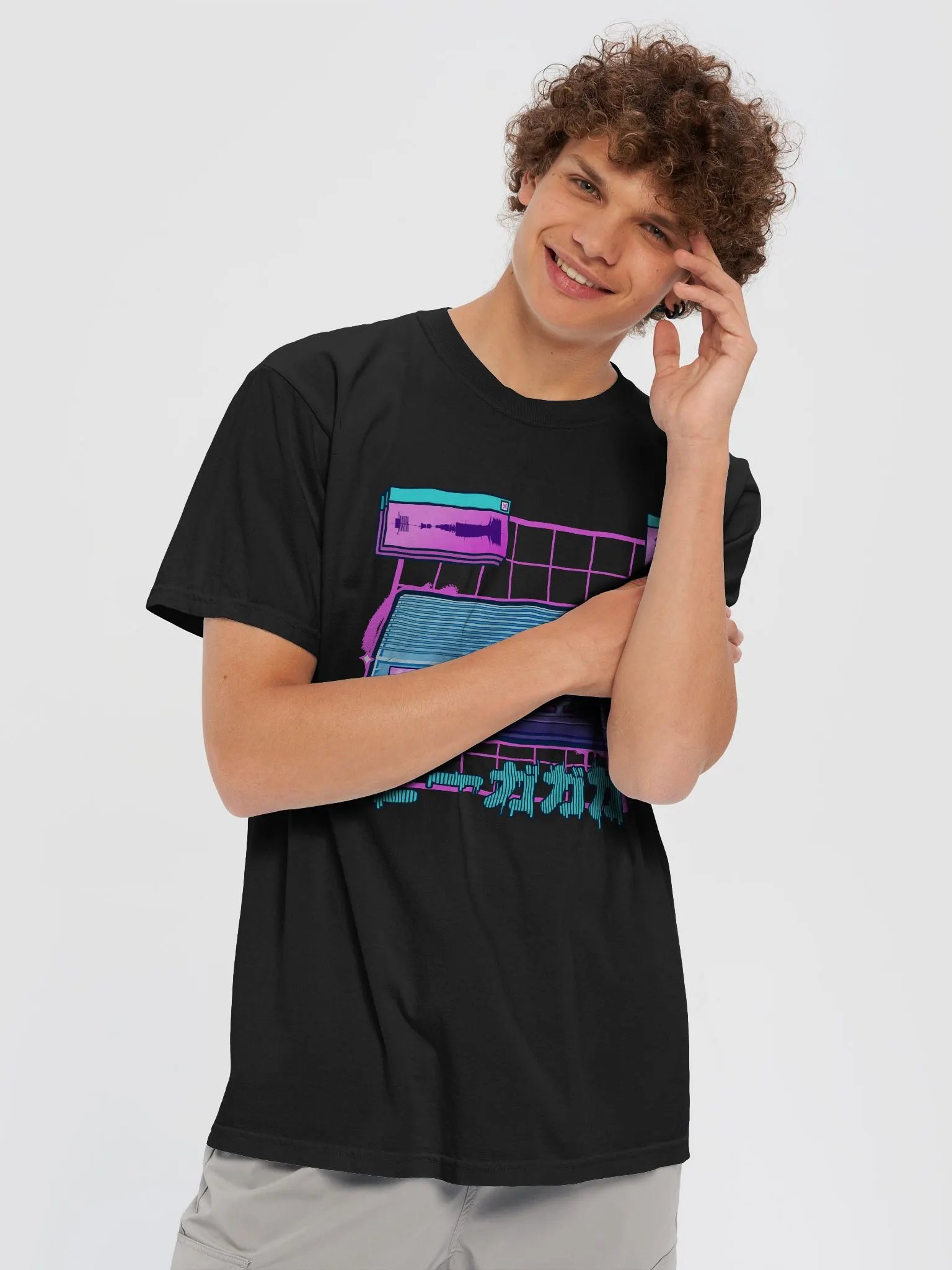 Natsukashii Dial-up Sound Heavyweight T-Shirt product image (2)