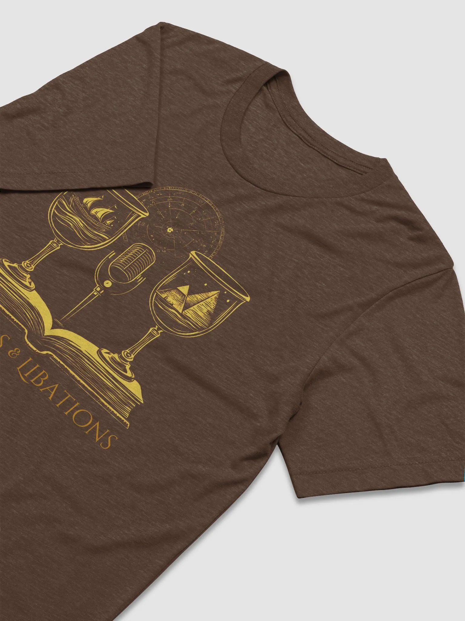 Legends & Libations Gold Logo Bella+Canvas T-Shirt product image (3)