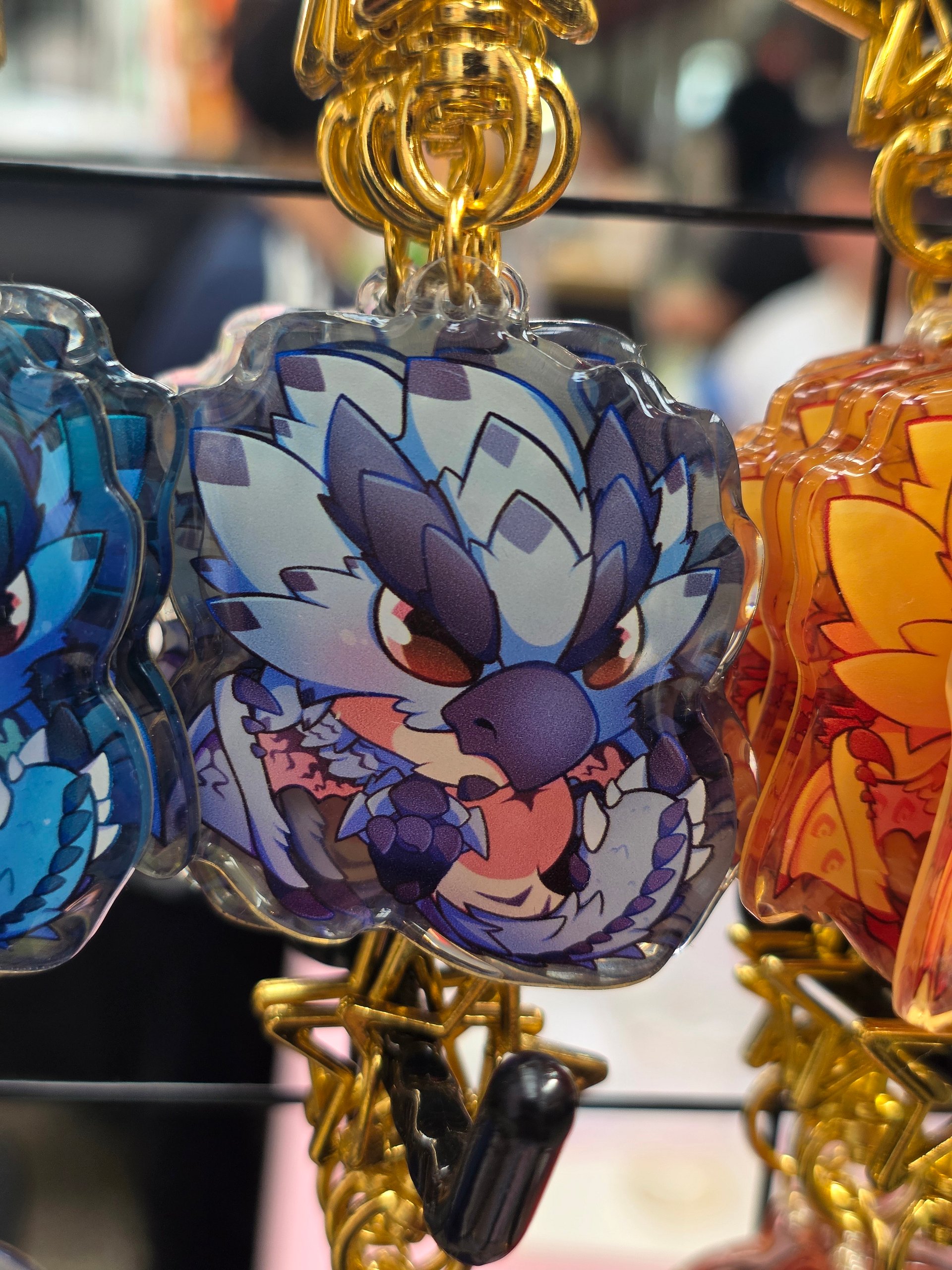 Silver Rathalos - Epoxy Charm product image (1)