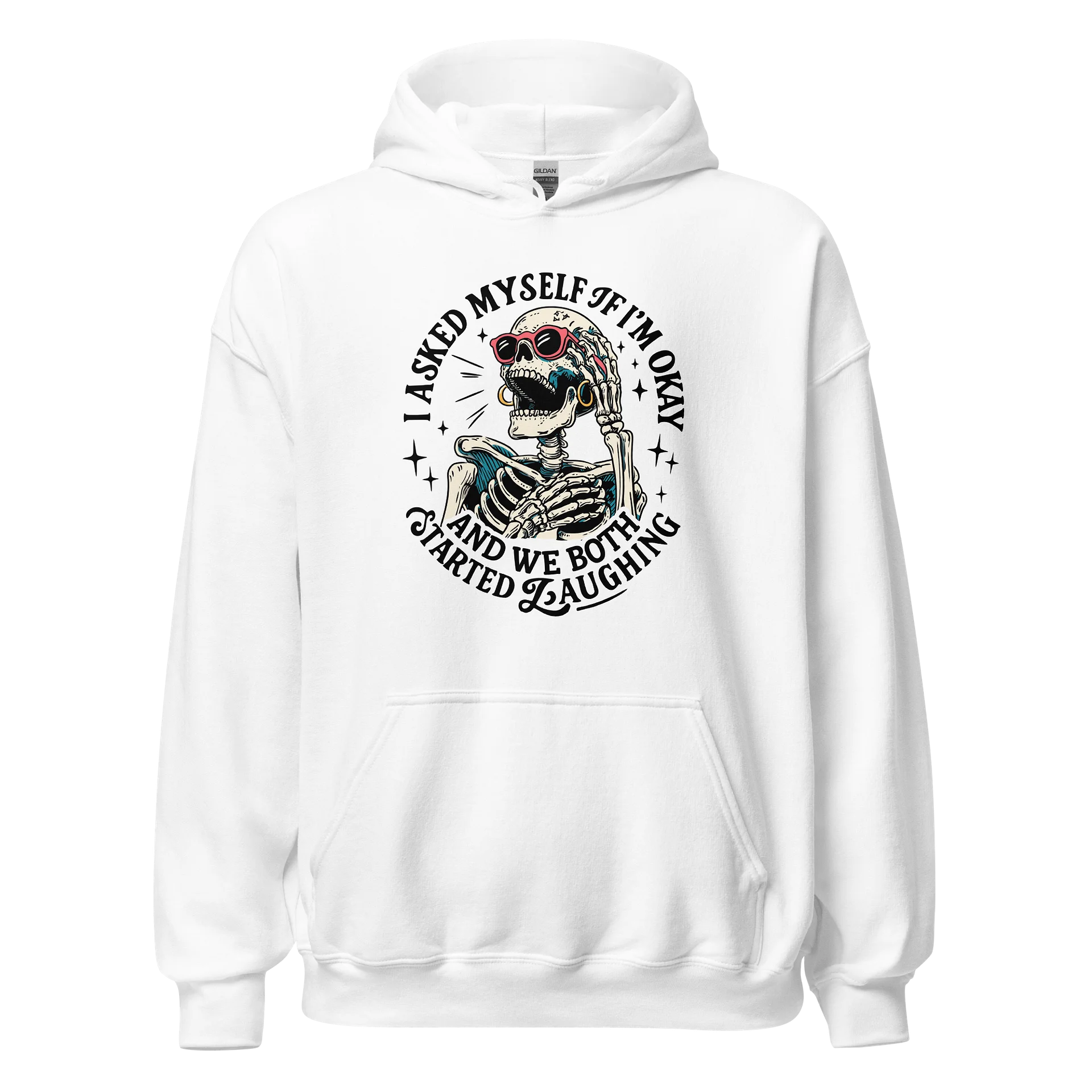 I Asked Myself If Im Ok Funny Hoodie product image (1)