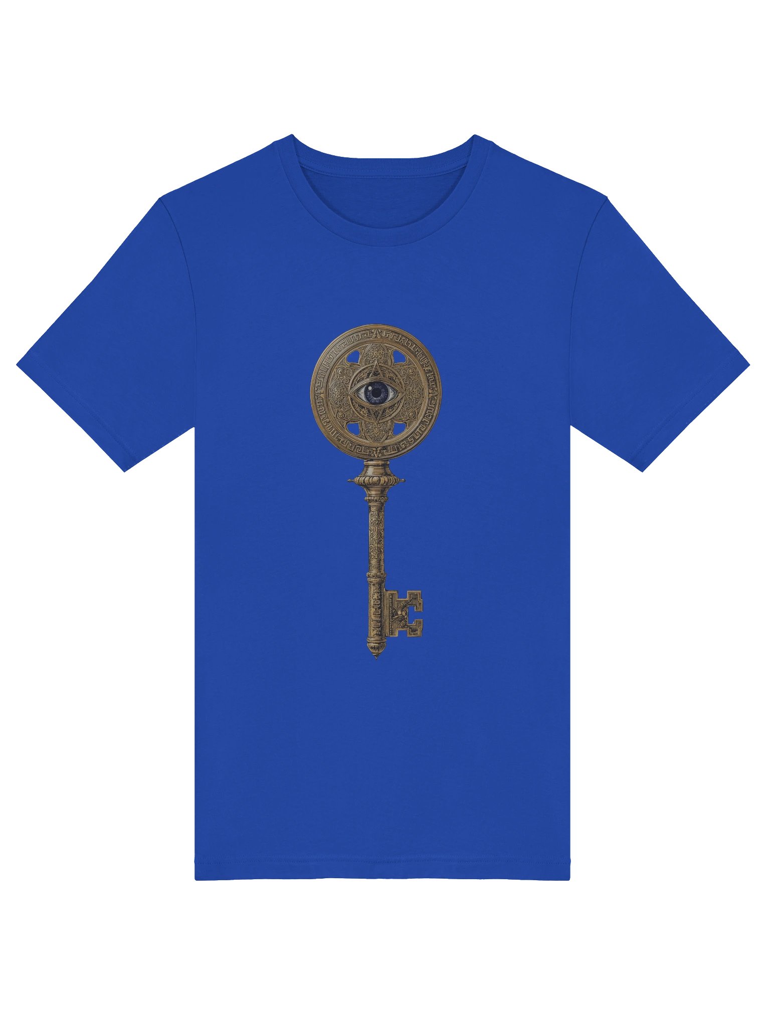 The Gatekeeper’s Key Classic T-Shirt – Front & Back Print | True Royal | Bella+Canvas 3001 product image (5)