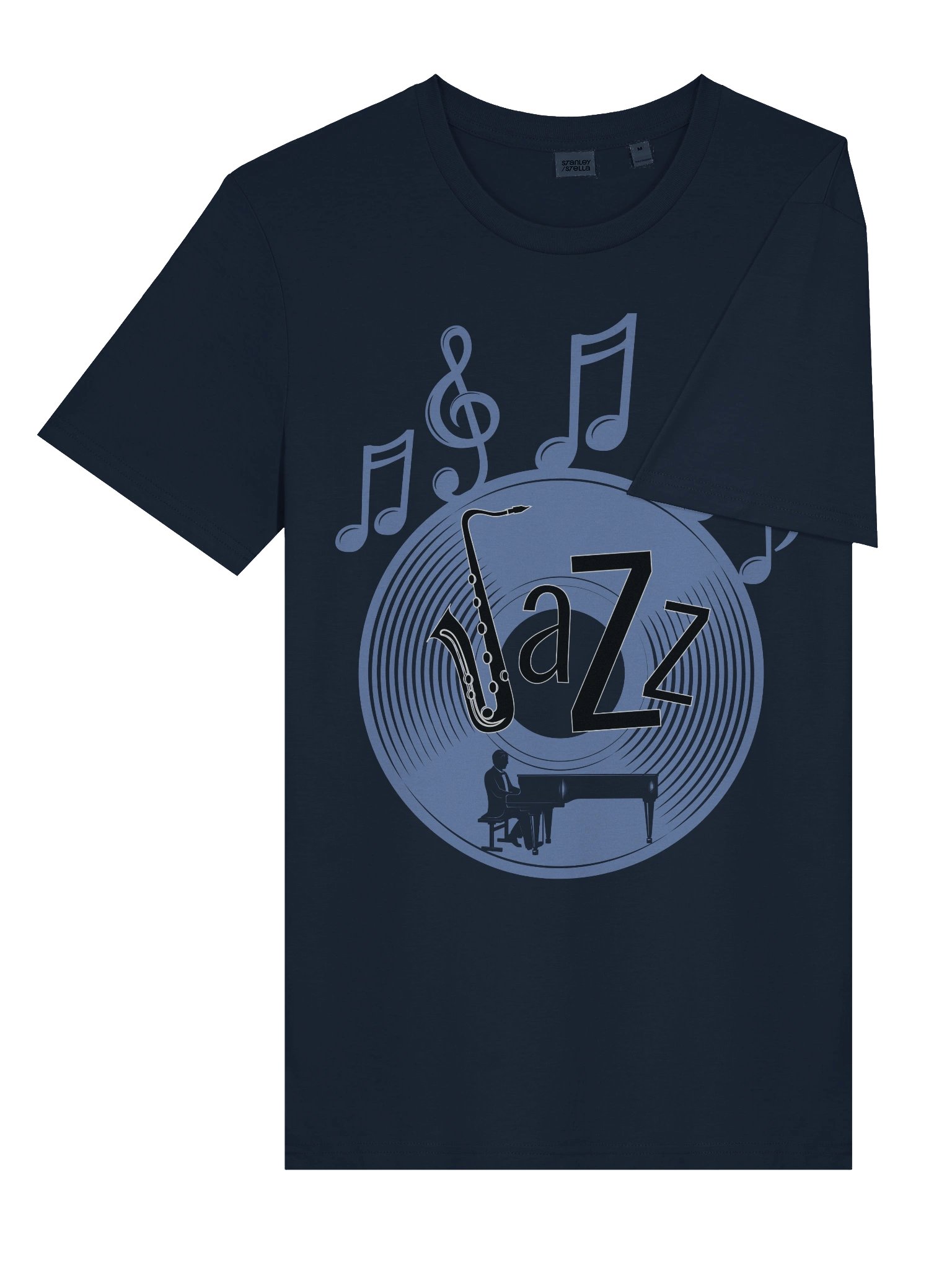 Saxophone Jazz Vibes Organic Tee product image (44)