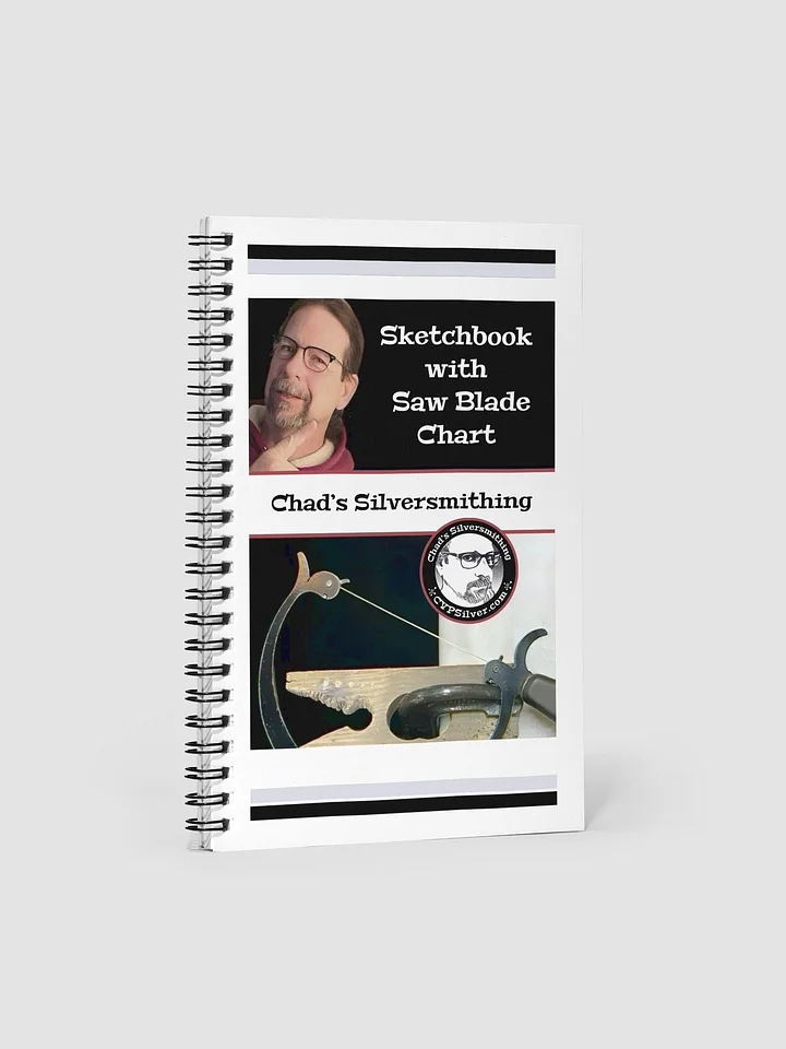 Silversmithing Sketchbook (blank) with Saw Blade Chart product image (1)